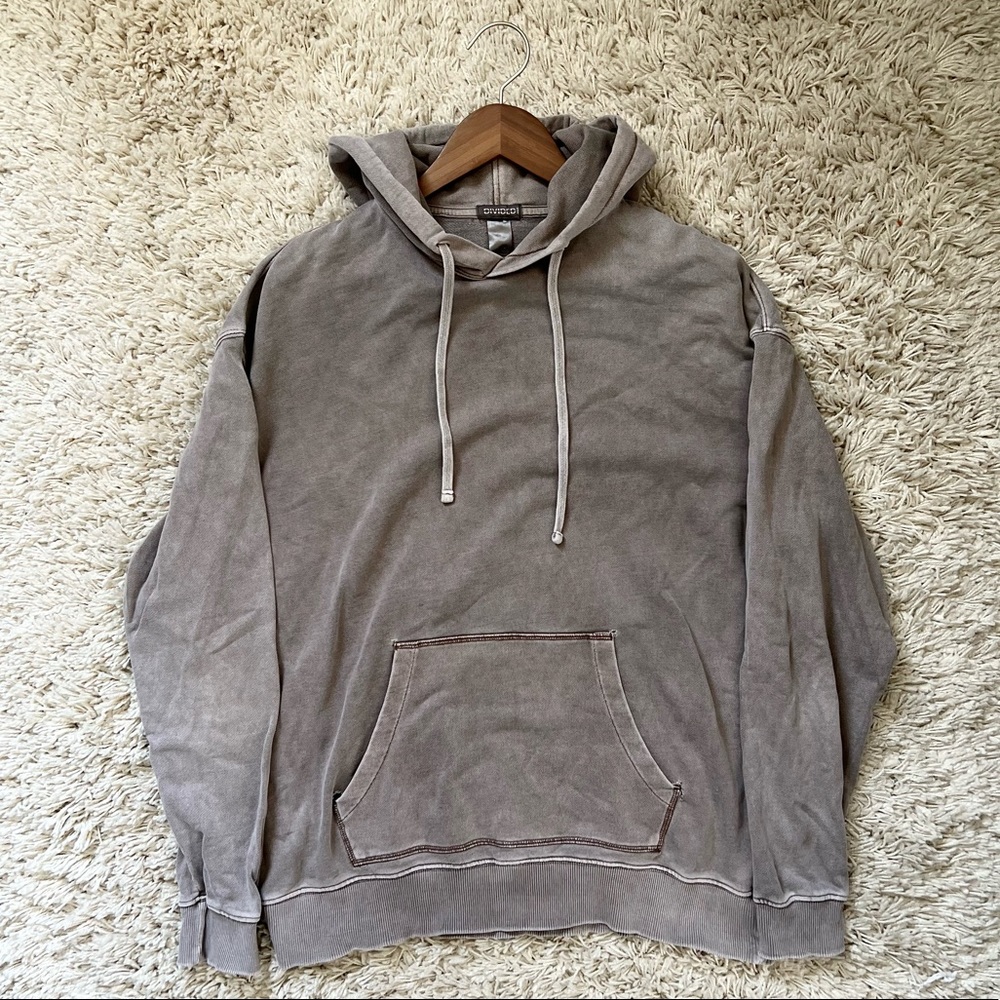 Mens H&M Vintage Hoodie Brown/Clay size Large